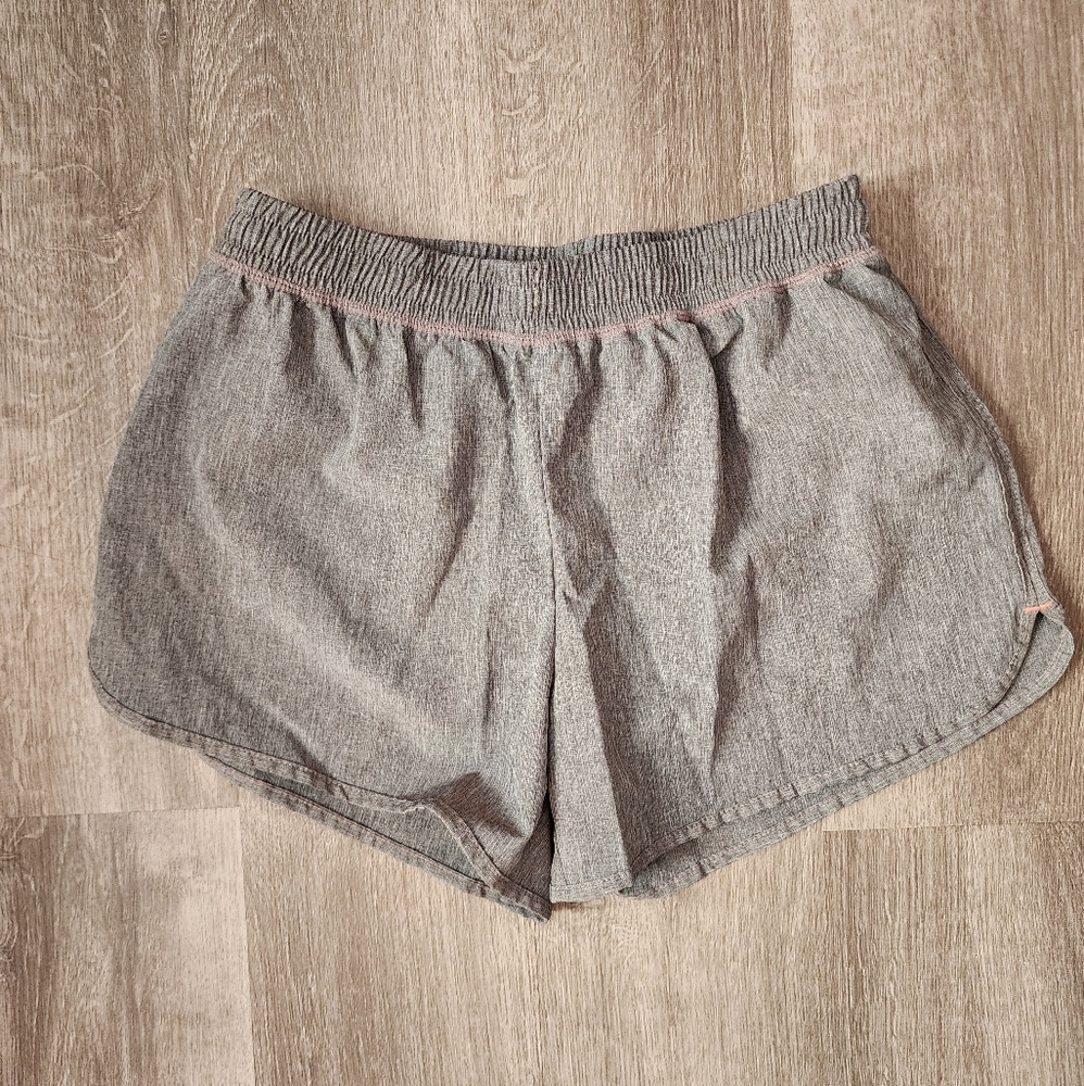 Champion Athletic Shorts Women's Size Small Gray Elastic Waist Running